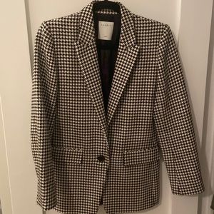 Sandro Herringbone Blazer